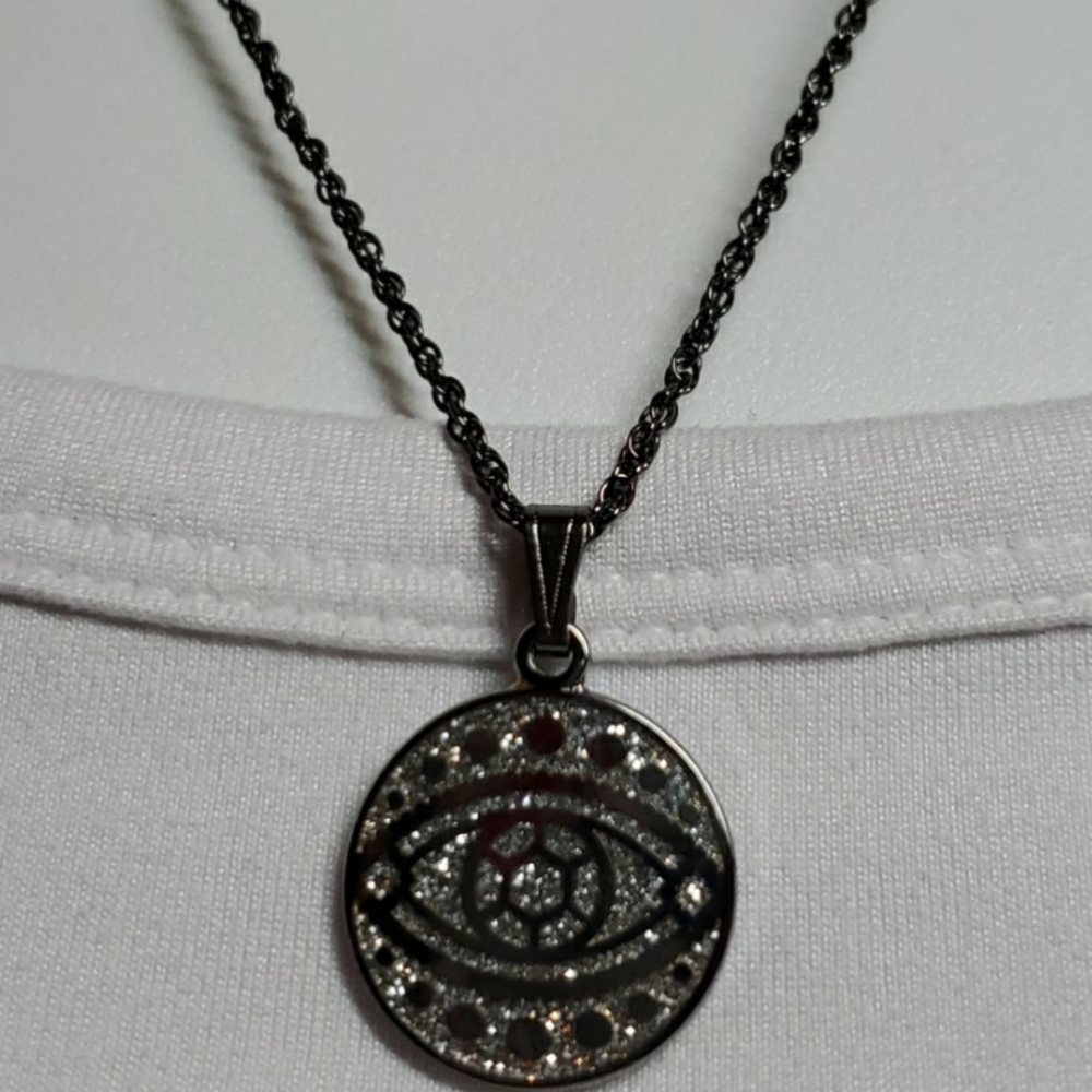 Alex and Ani Evil Eye Necklace - Picture 2 of 7